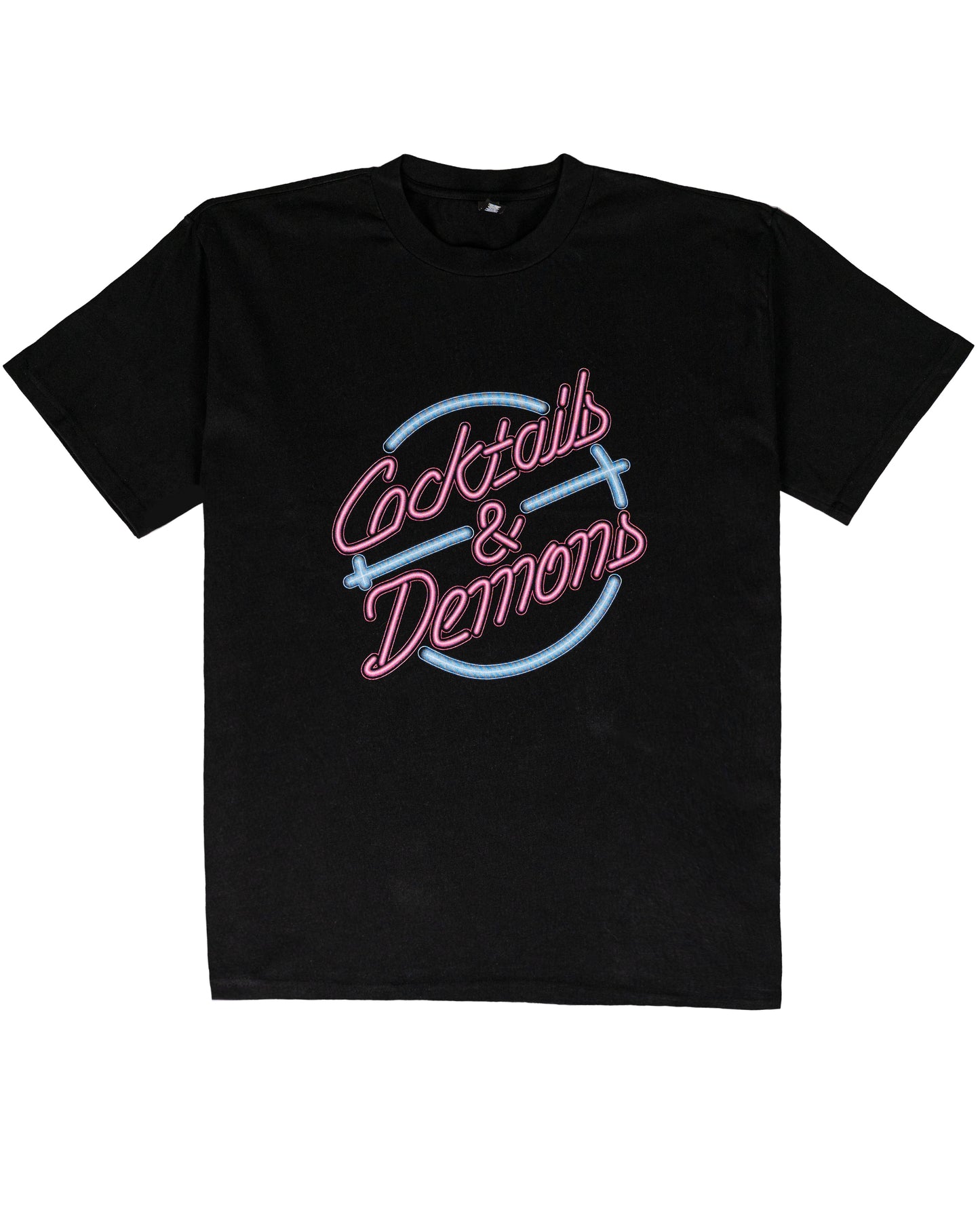 Shirt Cocktails & Demons Unisex Black