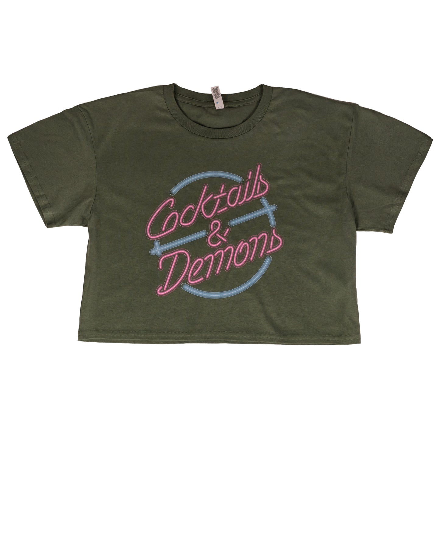 Shirt Cocktails & Demons Women Sage